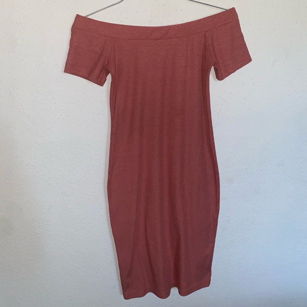 Rue21 Off-The-Shoulder Pink Dress